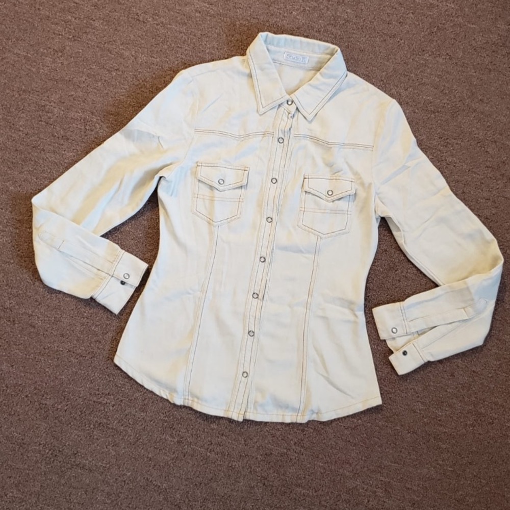 Light Denim button  down shirt